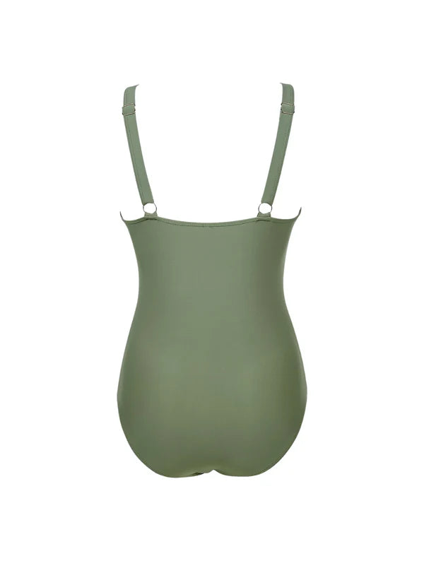 V‑Neck Mesh Bodysuit Sculpting and Stylish Shapewear - Alkoor200