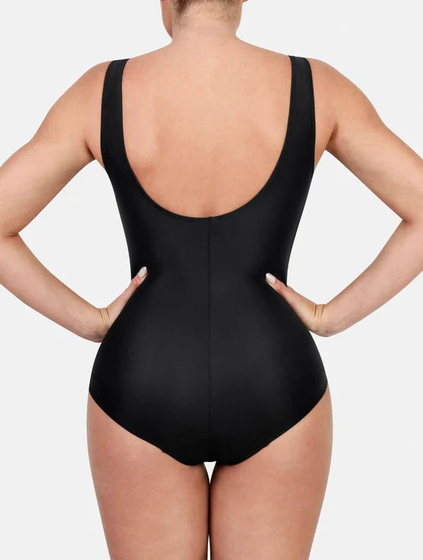Deep V‑Neck Swimsuit – Flattering & Tummy Control - Alkoor200